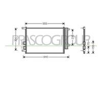 Condensatore Per Alfa Romeo 156 Dal 1997 Al 2003 Aa080c003 46814850