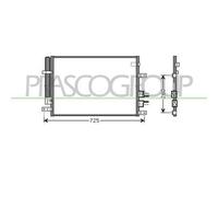 Condensatore Per ALFA ROMEO 159 Dal 2005 Al 2011 AA090C001 50507287