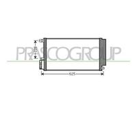 Condensatore Per ALFA ROMEO MITO Dal 2008 Al 2016 AA210C001 50512105