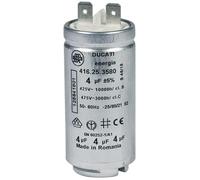 Condensatore per asciugatrice 4 µF, 29 mm x 62 mm, Made in Europe