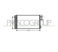 PRASCO BM024C002 Condensatore climatizzatore