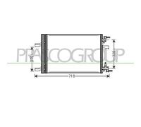 Condensatore Per CHEVROLET/DAEWOO CRUZE Dal 2009 Al 2012 DW040C002 13267648
