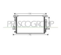 Condensatore Per Citroen C-crosser Dal 2007 Al 2012 Ci802c001 6477k5