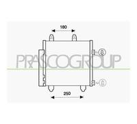 Condensatore Per CITROEN C1 Dal 2014 CI206C001 B000995480