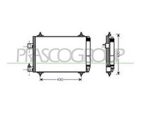 PRASCO CI522C002 Condensatore climatizzatore