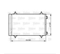 CONDENSATORE PER CITROEN C8/JUMPY/FIAT/PEUGEOT/TOYOTA-LANCIA-