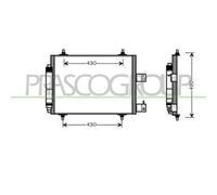 Condensatore Per CITROEN JUMPY / DISPATCH Dal 2007 Al 2016 CI942C001 1489398080
