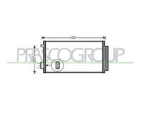 Condensatore Climatizzatore Prasco FT040C002 Prascoselection per Fiat