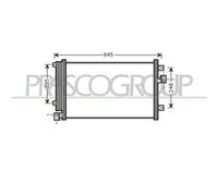 PRASCO FT717C002 Condensatore climatizzatore