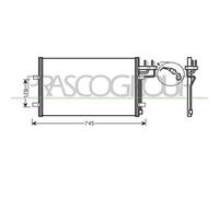 PRASCO FD422C001 Condensatore climatizzatore