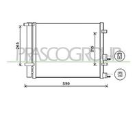 Condensatore Per Hyundai I20 Dal 2008 Al 2012 Hn200c002 976061j210