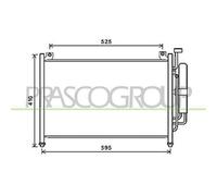 PRASCO MZ309C001 Condensatore climatizzatore