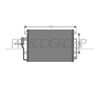 PRASCO ME919C001 Condensatore climatizzatore