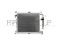 PRASCO DS700C002 Condensatore climatizzatore
