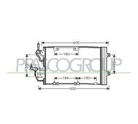 PRASCO OP410C005 Condensatore climatizzatore