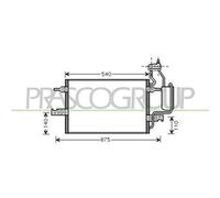 Condensatore Per Opel/vauxhall Meriva Dal 2003 Al 2006 Op350c002 13128931