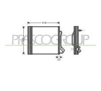 Condensatore Per Smart 450 Cabrio Dal 2000 Al 2007 Me303c002 0013198v002