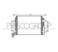 PRASCO VG807C001 Condensatore climatizzatore