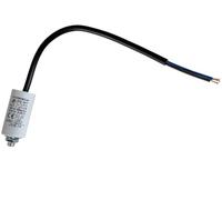 Condensatore Permanente 1µF 450V AC Cavo 250mm Per Motore Elettrico Monofase Fissaggio M8