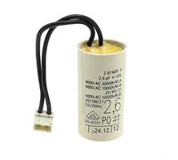 Condensatore Pompa Acqua 2.6uF per Caldaia Murale, Riduzione Rumore e | Condensatore 2.6uF per Pompa Circolazione Caldaia a per muro, Compensazione Potenza Reattiva, per materiale Plastica e ,