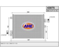 Condensatore PORSCHE 911 996 3.6 GT3 280kw 03-05