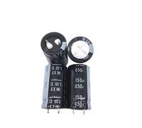 Condensatore PSU a scatto 2PCS/10PCS 150uf 450v 22x40mm 450V150uF Dispositivi elettronici (Size : One Size)