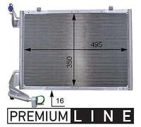 CONDENSATORE RADIATORE ARIA CONDIZIONATA FORD FIESTA -FORD B-MAX