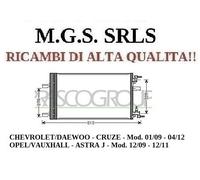 CONDENSATORE/RADIATORE CHEVROLET/DAEWOO - CRUZE - Mod. 01/09 - 04/12