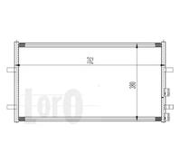 Condensatore radiatore climatizzazione 017-016-0029 ABAKUS per FORD