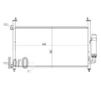 Condensatore radiatore climatizzazione 018-016-0009 ABAKUS per HONDA