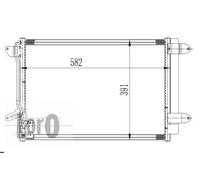Condensatore radiatore climatizzazione 053-016-0001 ABAKUS per VW JETTA IV