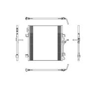 Condensatore, impianto di climatizzazione NRF 350188