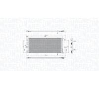 MAGNETI MARELLI 350203103900 Condensatore climatizzatore