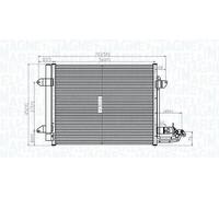 MAGNETI MARELLI 350203815000 Condensatore climatizzatore