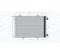 MAGNETI MARELLI 350203822000 Condensatore climatizzatore