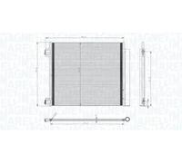 MAGNETI MARELLI 350203832000 Condensatore climatizzatore