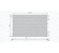 MAGNETI MARELLI 350203932000 Condensatore climatizzatore