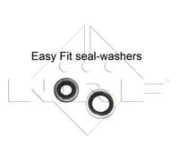 Condensatore radiatore climatizzazione 350395 NRF per FORD B-MAX FIESTA VI