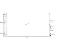 Condensatore Climatizzatore Con Essiccatore Per BMW 2 Active Tourer F45 MINI