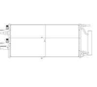 NRF 350475 Condensatore climatizzatore