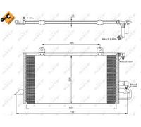 Condensatore, impianto di climatizzazione NRF 35247