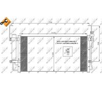 Condensatore radiatore climatizzazione 35429 NRF per HYUNDAI SANTA FÉ I
