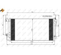 Condensatore, impianto di climatizzazione NRF 35473