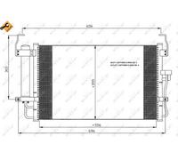 NRF 35474 Condensatore climatizzatore