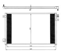 NRF 35567 Condensatore climatizzatore