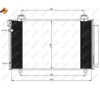 NRF 35592 Condensatore, Climatizzatore per TOYOTA