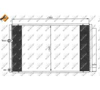 Condensatore, impianto di climatizzazione NRF 35601