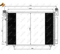 NRF Condensatore impianto di climatizzazione 35612 con essiccatore Easy Fit per Mazda MPV II