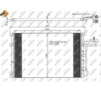NRF 35616 Condensatore climatizzatore