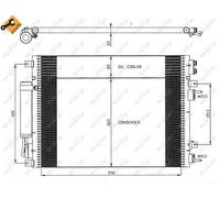 Condensatore radiatore climatizzazione 35626 NRF per CHRYSLER 300C Touring 300C